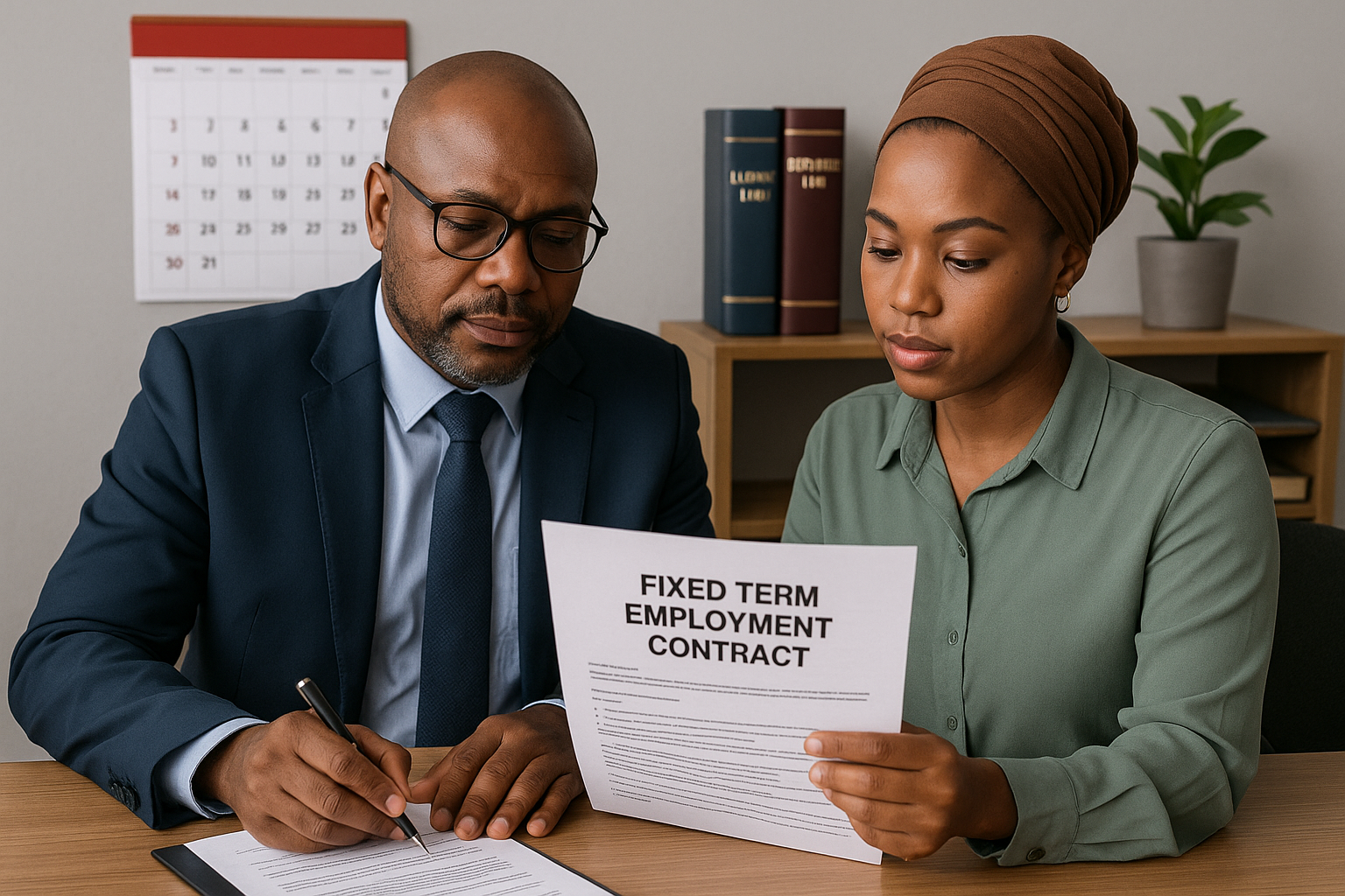 Fixed term contract review South Africa HR compliance legal office